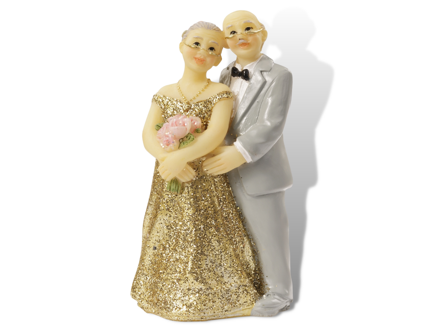 Figur goldene Hochzeit Jubiläum 50 Jahre gold