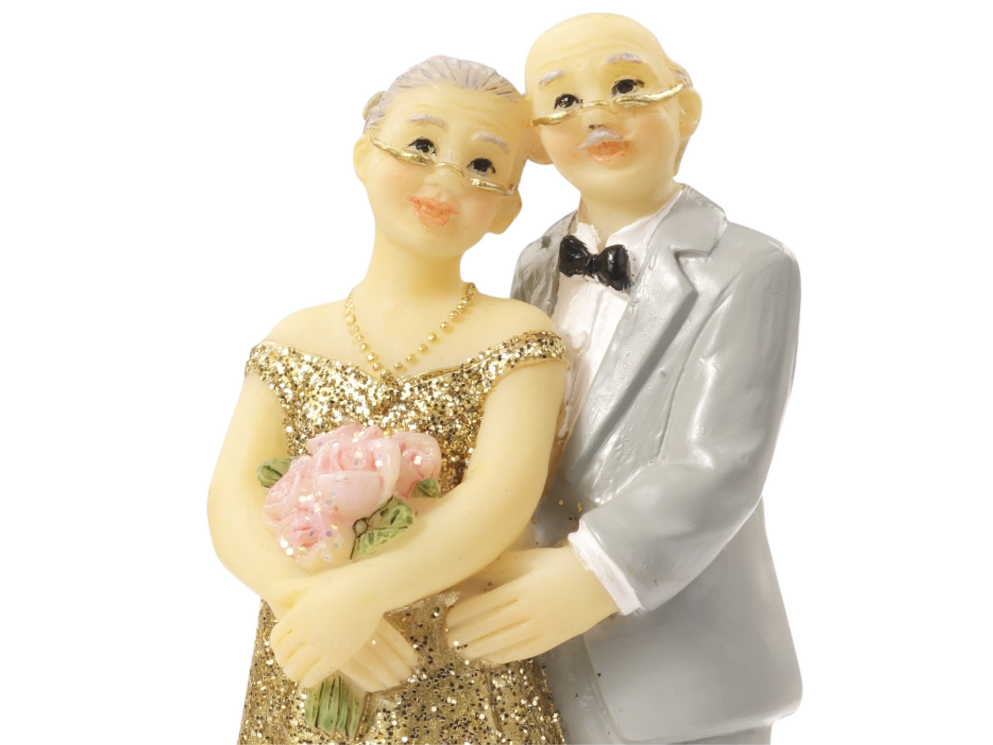 Figur goldene Hochzeit Jubiläum 50 Jahre gold