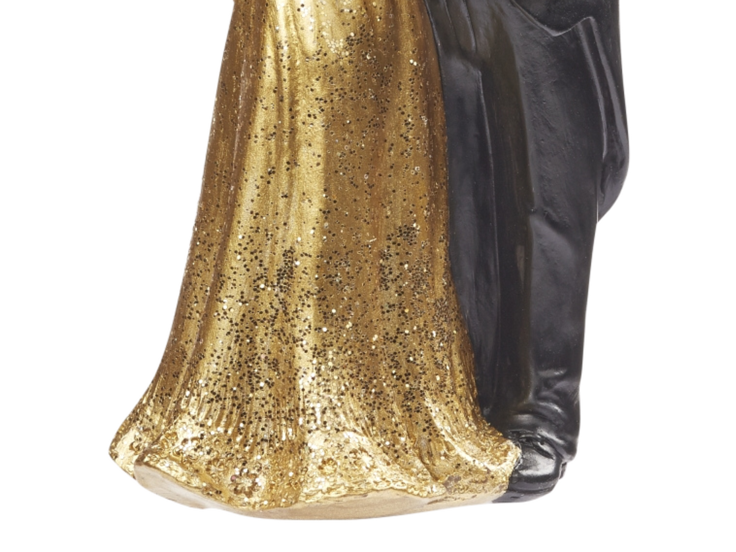 Figur goldene Hochzeit Jubiläum 50 Jahre gold schwarz