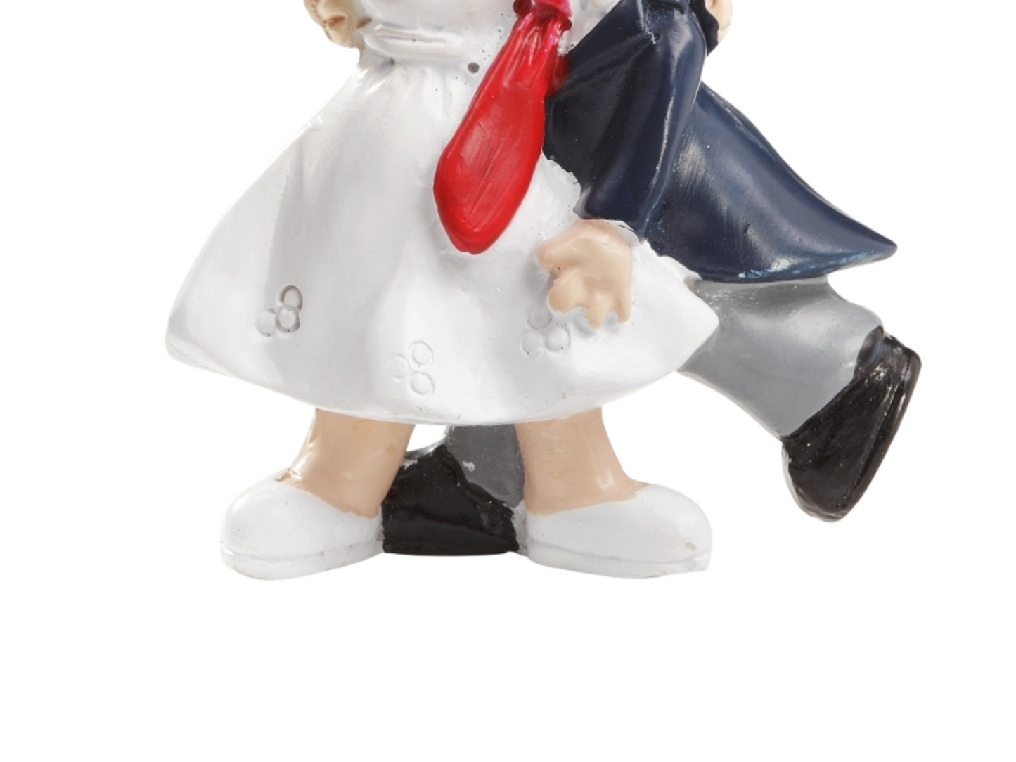 Figur Hochzeit Brautpaar weiß Hochzeitspaar Tortenfigur Deko