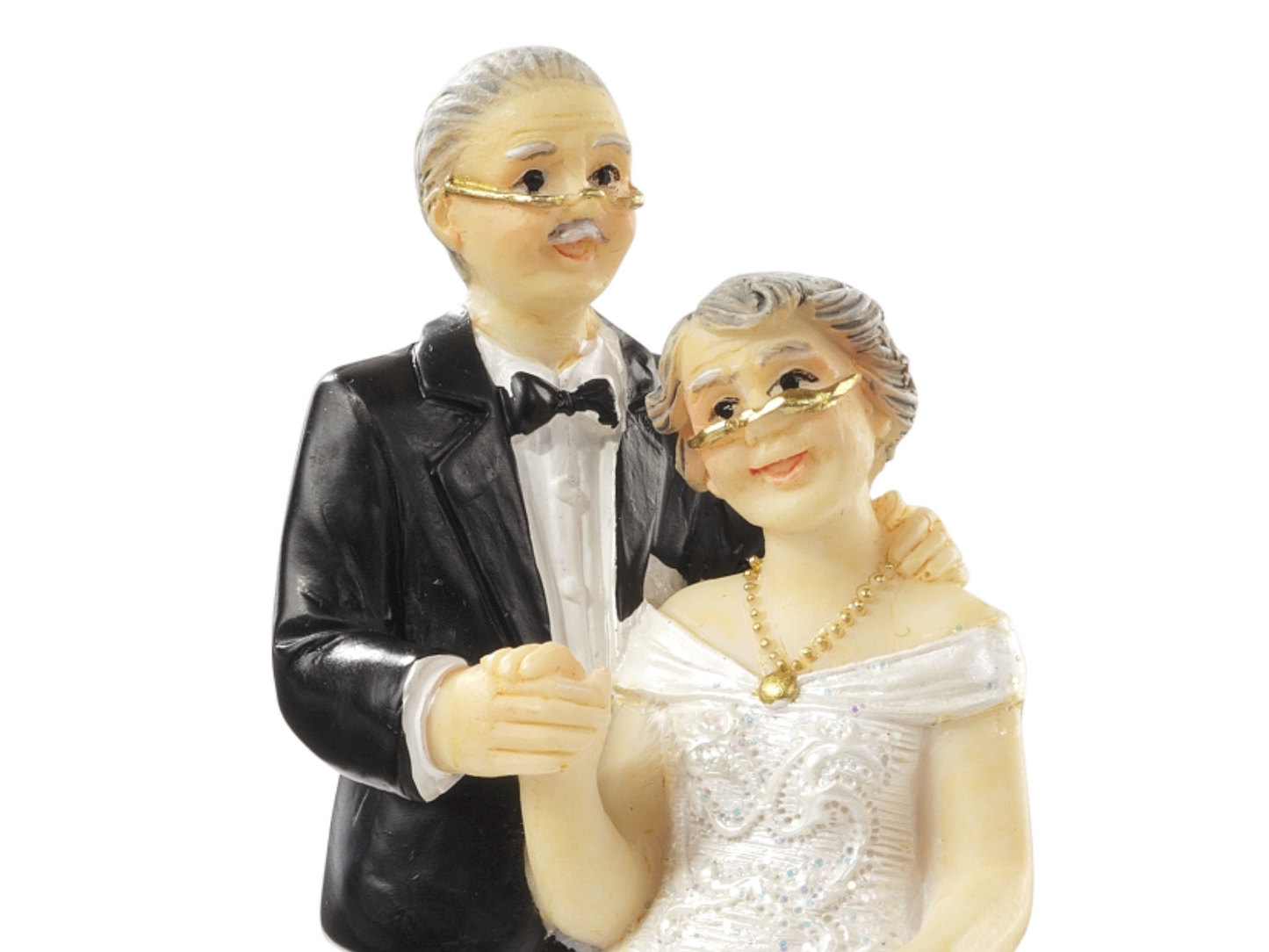 Figur zur Senioren Hochzeit Brautpaar Hochzeitstorte Deko Tortenfigur Geschenkidee Tortenaufsatz Hochzeitsgeschenk