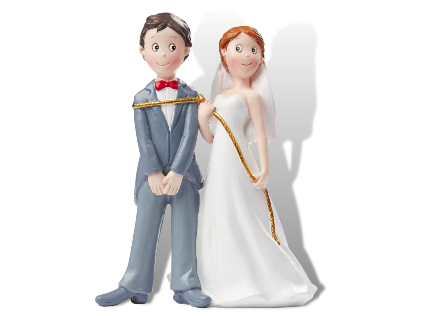 XL Figur zur Hochzeit | Brautpaar gefangen | Deko Tortenfigur | Hochzeitsfigur