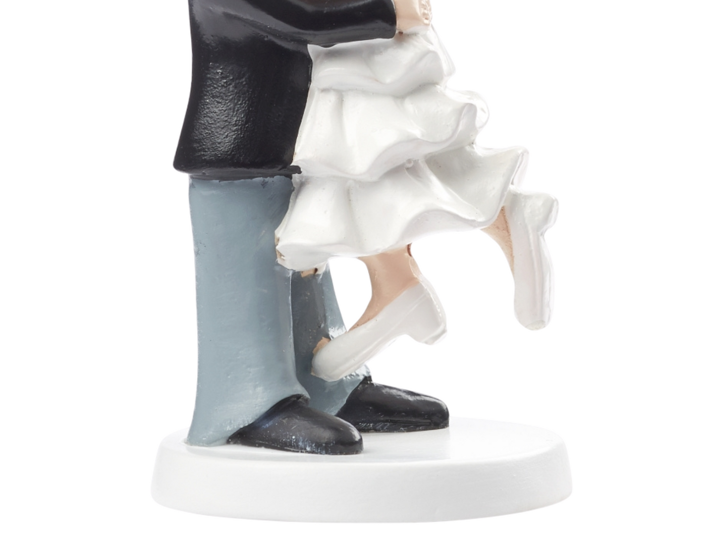 Figur zur Hochzeit | Brautpaar Bräutigam hebt Braut | Deko Tortenfigur | Hochzeitsfigur