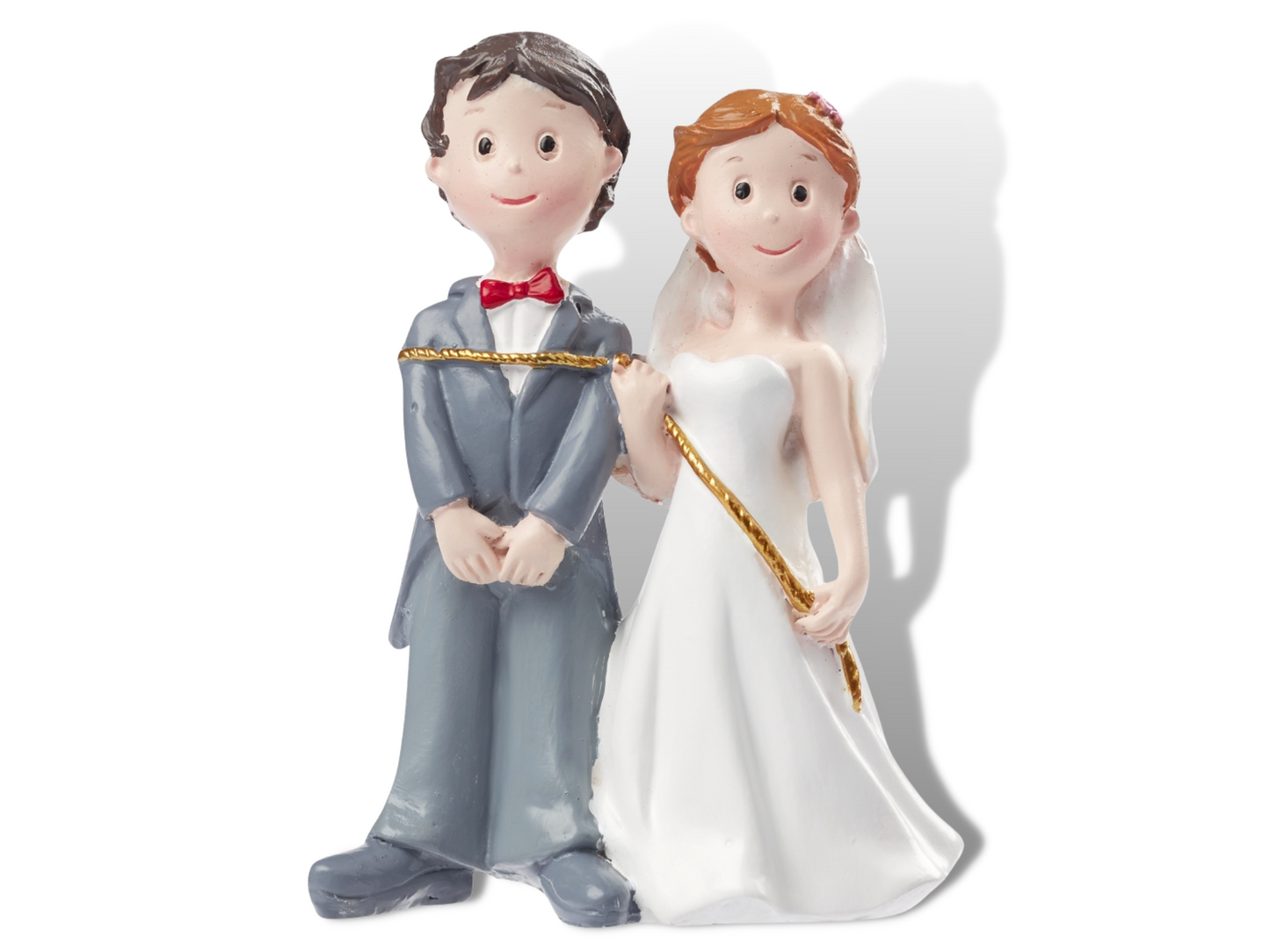 Figur zur Hochzeit | Brautpaar gefangen | Deko Tortenfigur | Hochzeitsfigur