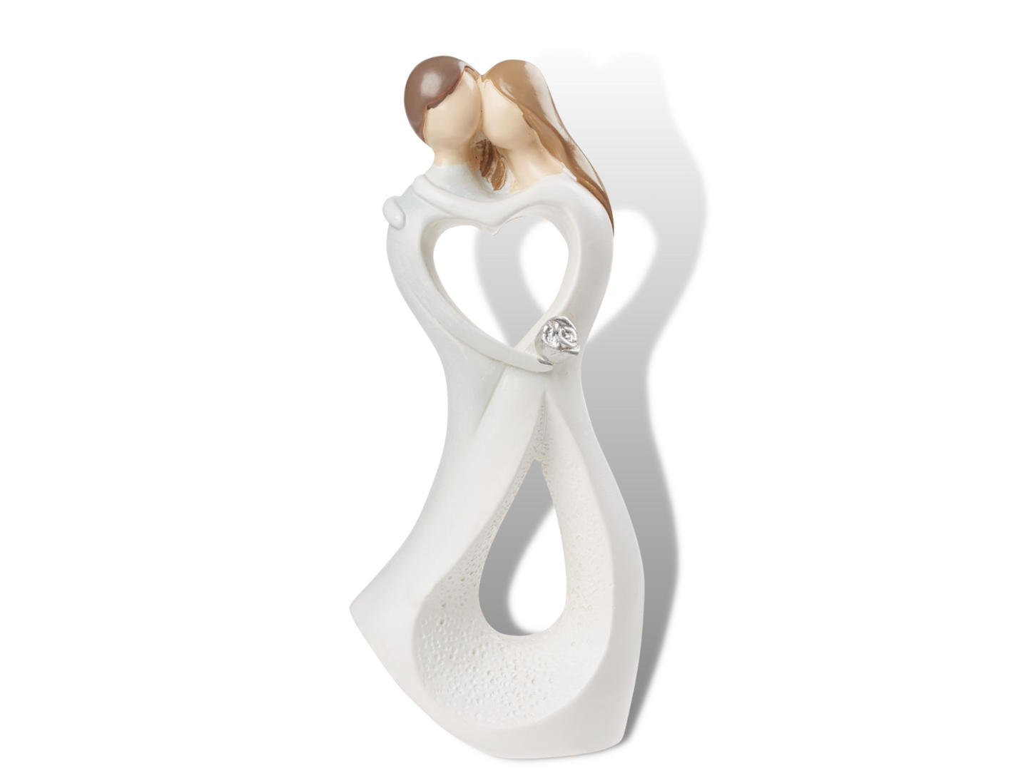 Figur zur Hochzeit Brautpaar für Hochzeitstorte Deko Tortenfigur modern