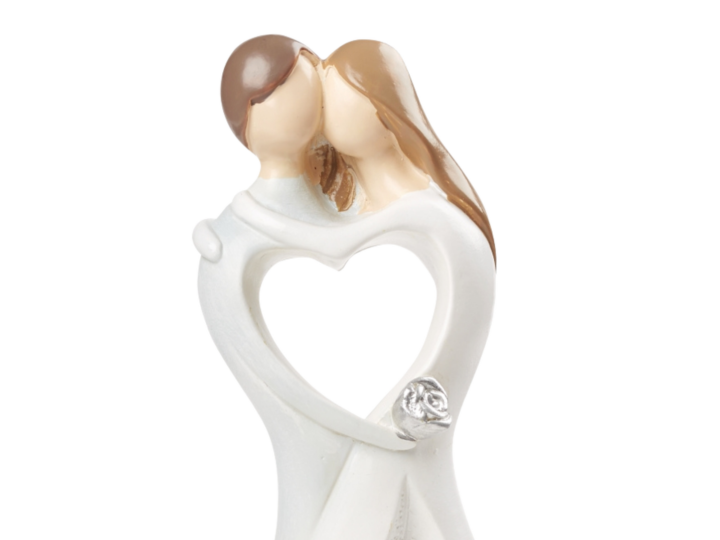 Figur zur Hochzeit Brautpaar für Hochzeitstorte Deko Tortenfigur modern