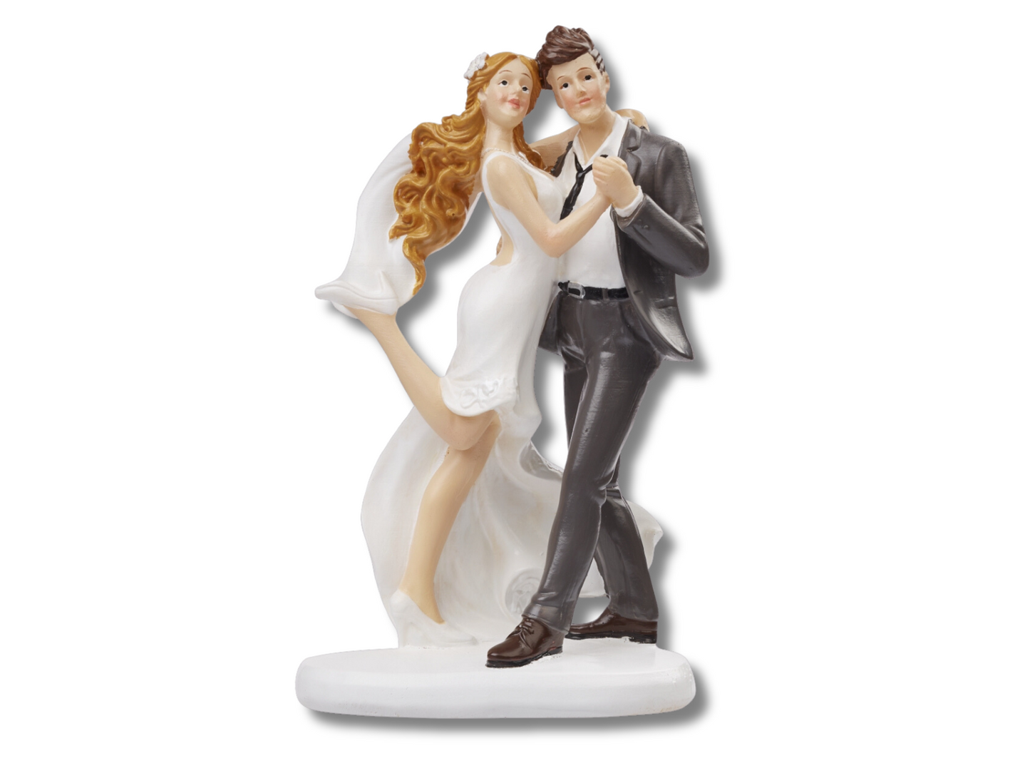 XL Figur zur Hochzeit | Brautpaar glücklich | Deko Tortenfigur | Hochzeitsfigur