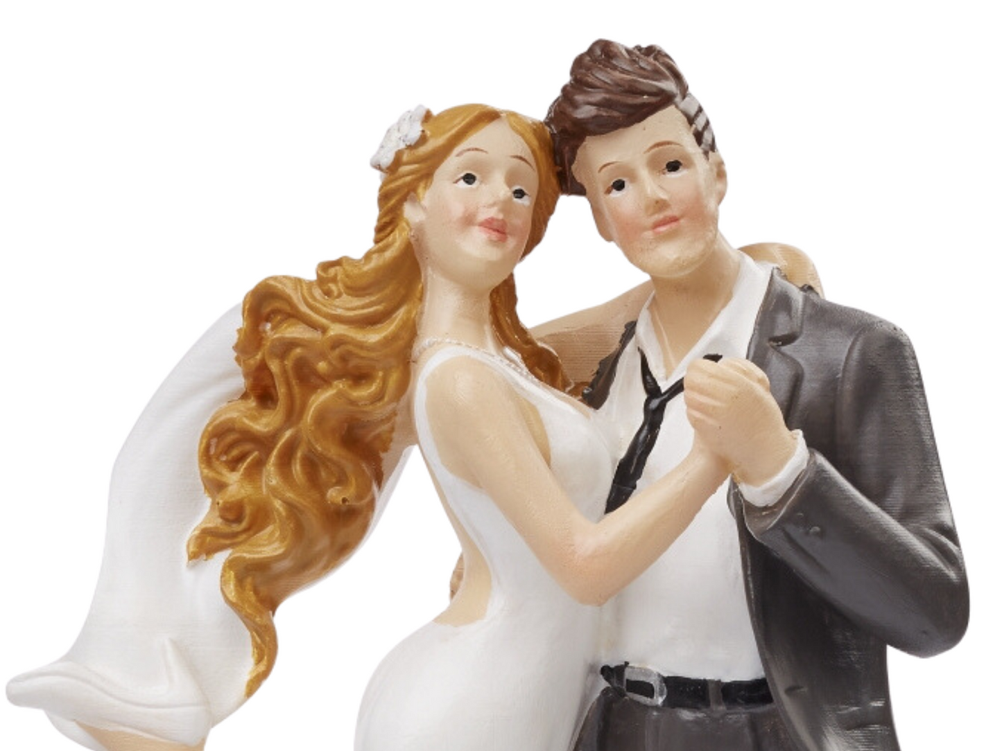 XL Figur zur Hochzeit | Brautpaar glücklich | Deko Tortenfigur | Hochzeitsfigur