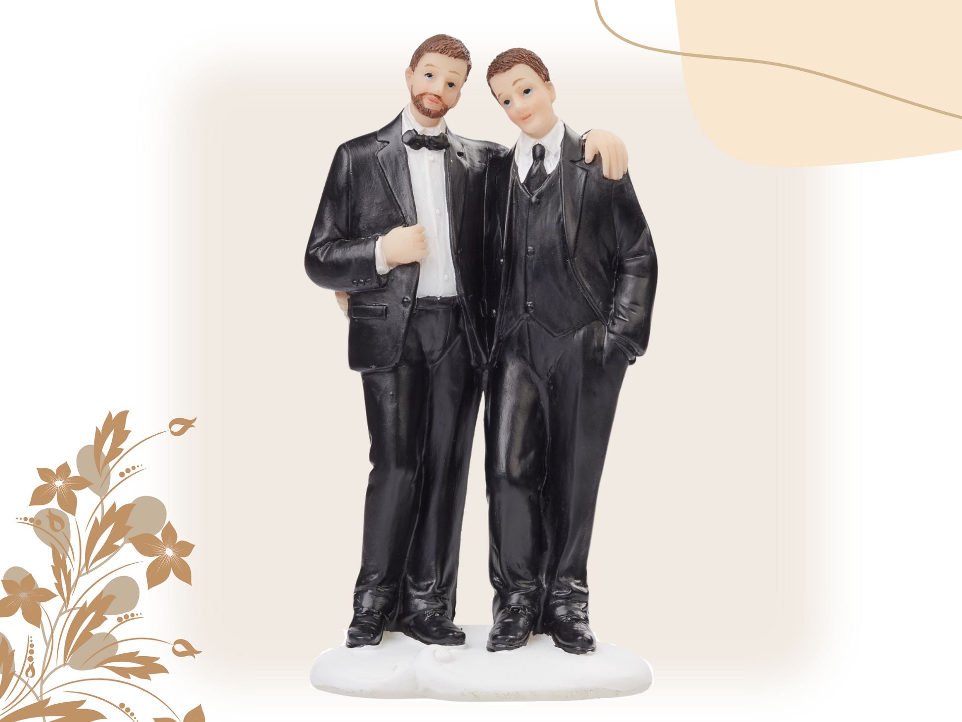 Figur zur Hochzeit Männer , Mann Deko Tortenfigur Tortenaufsatz