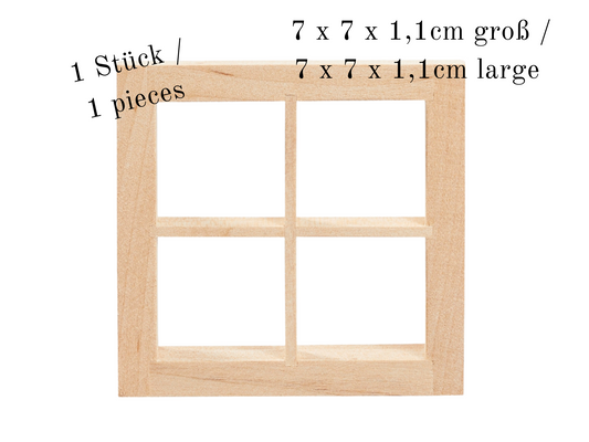 Fenster - Wichtel Zubehör - Miniatur Wichteltür