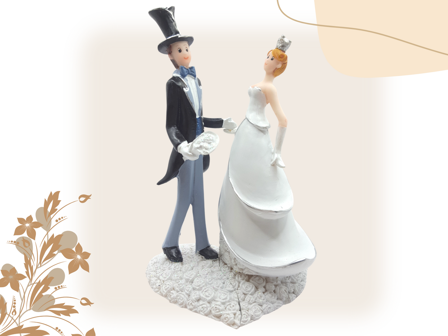 Deko Figur zur Hochzeit 2-teilig