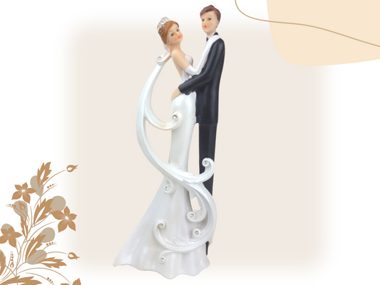 Deko Figur zur Hochzeit elegant