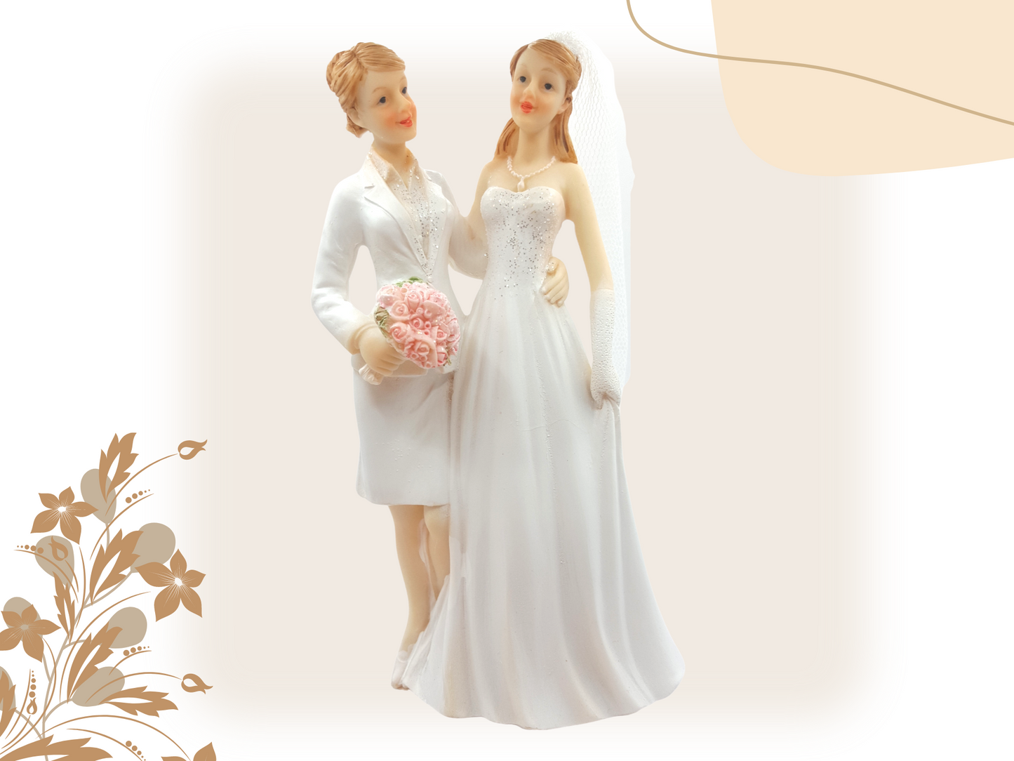 Deko Figur zur Hochzeit Frauen