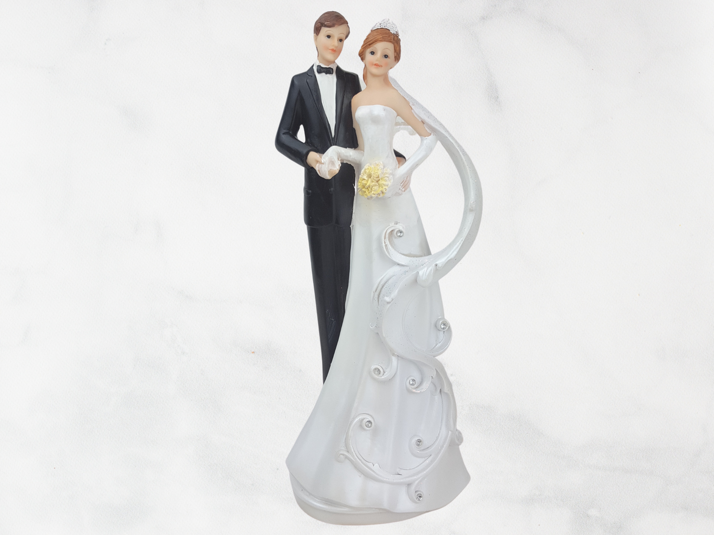 Deko Figur zur Hochzeit elegant