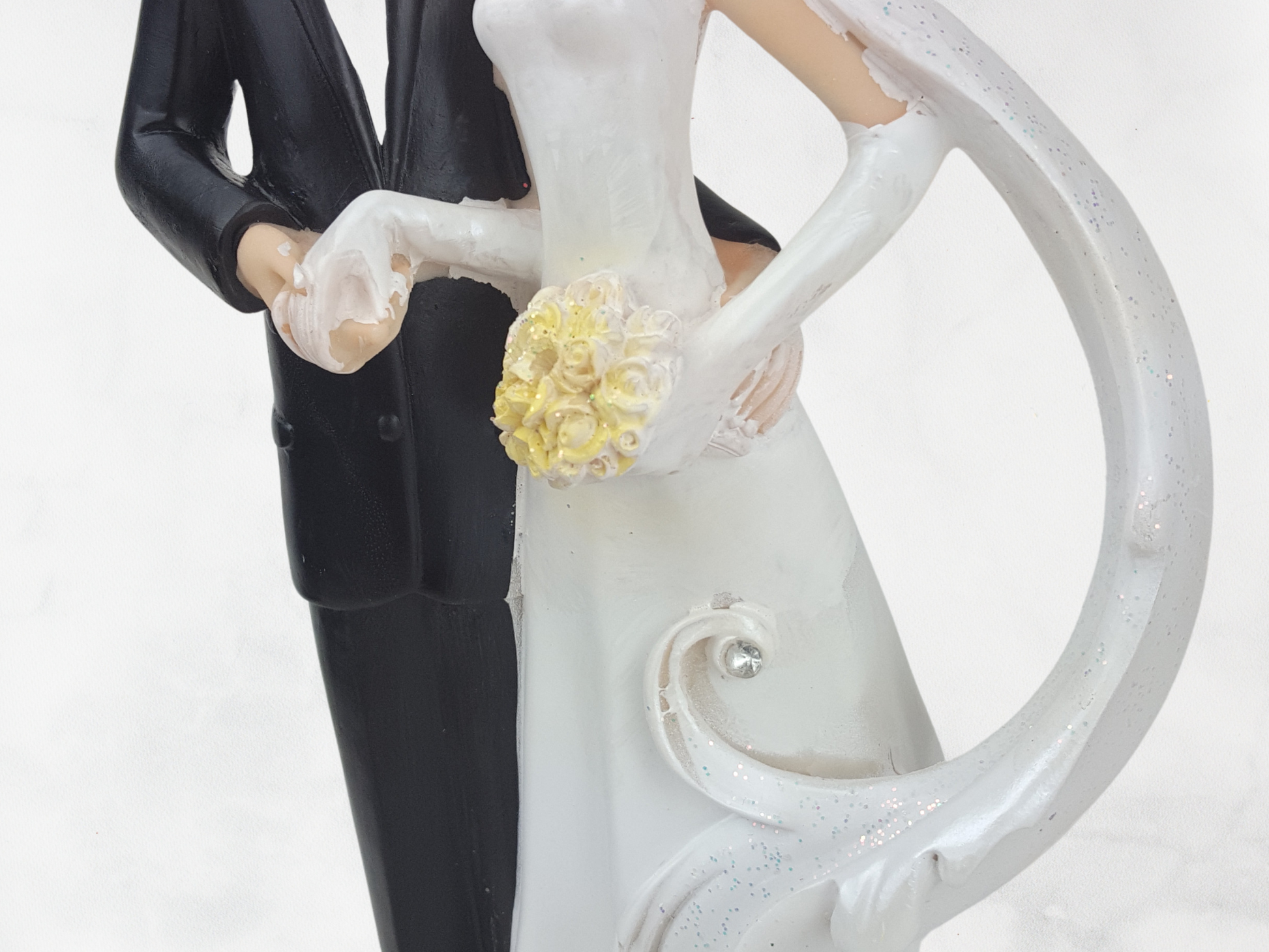 Deko Figur zur Hochzeit elegant