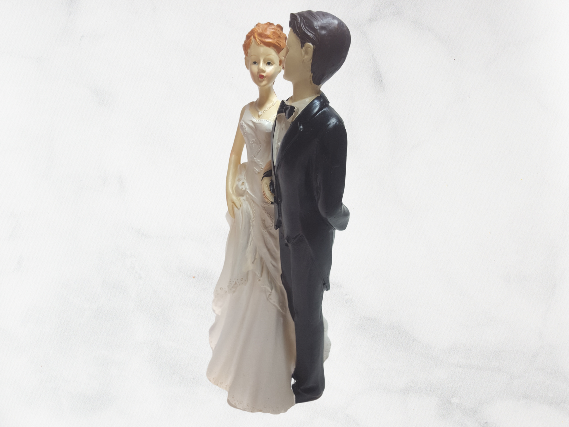 Deko Figur zur Hochzeit Vintage