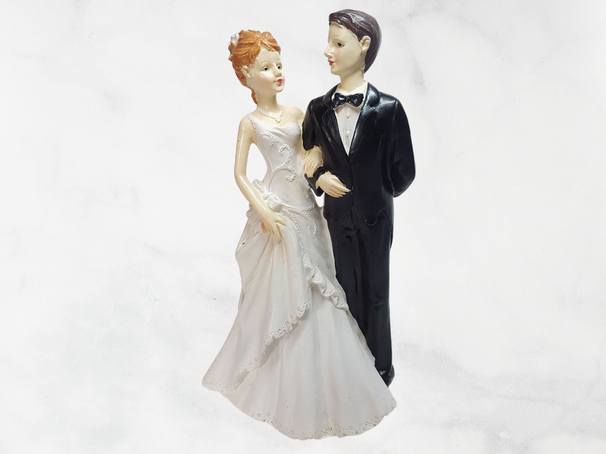 Deko Figur zur Hochzeit Vintage