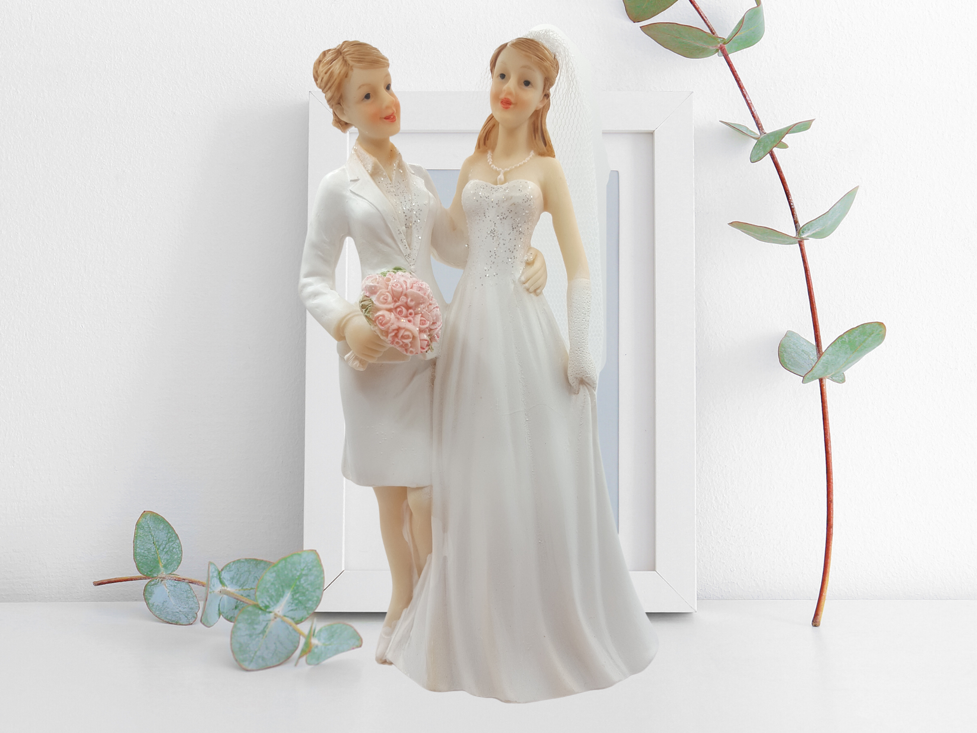 Deko Figur zur Hochzeit Frauen